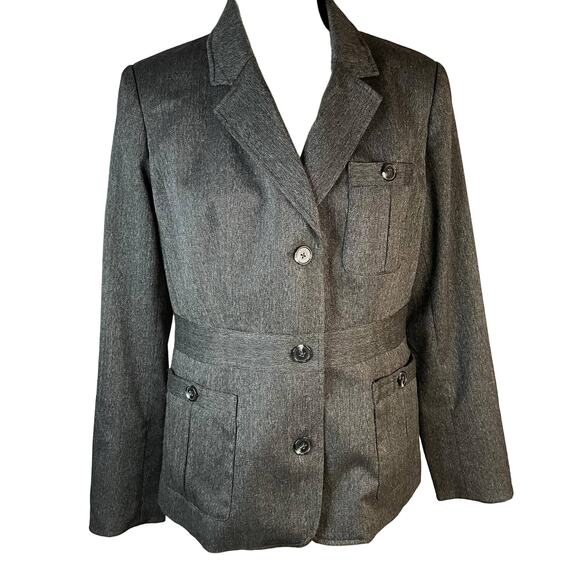 Isaac Mizrahi Live size 10 Dress Jacket A217659 Lined  3 pockets - Picture 1 of 11